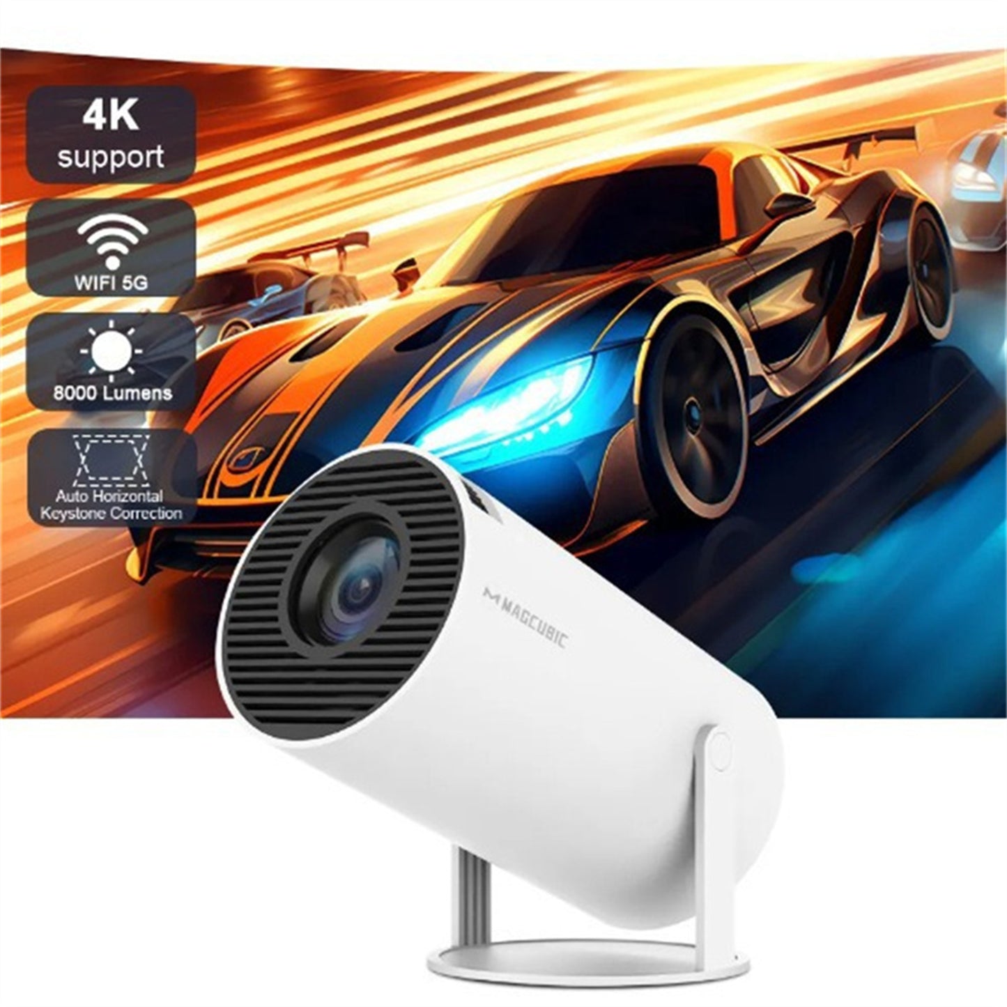 Smart Android Ultra HD Screen Projection Home Projector