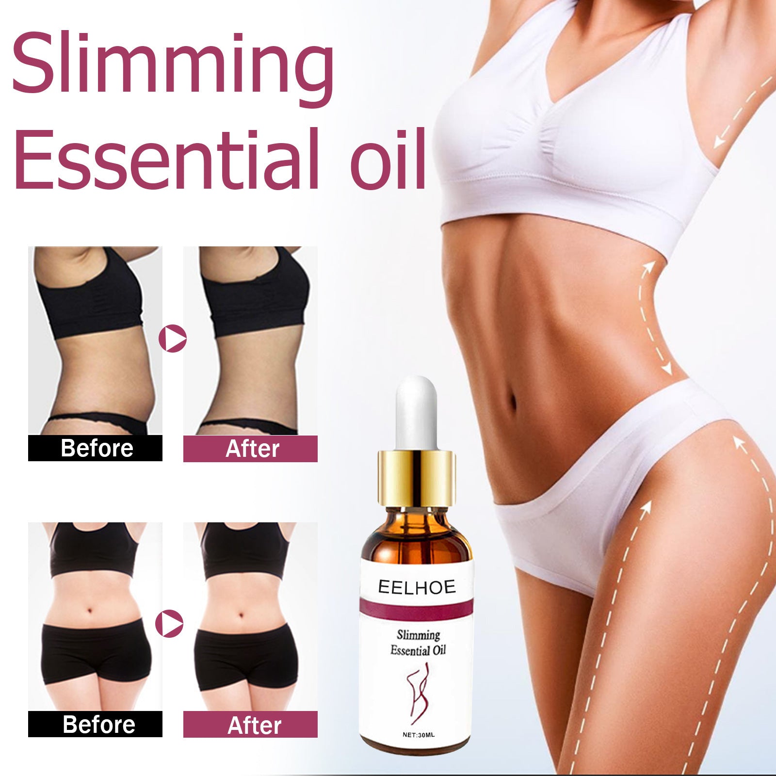 Slimming Massage Essential Oil - Rainbowsis