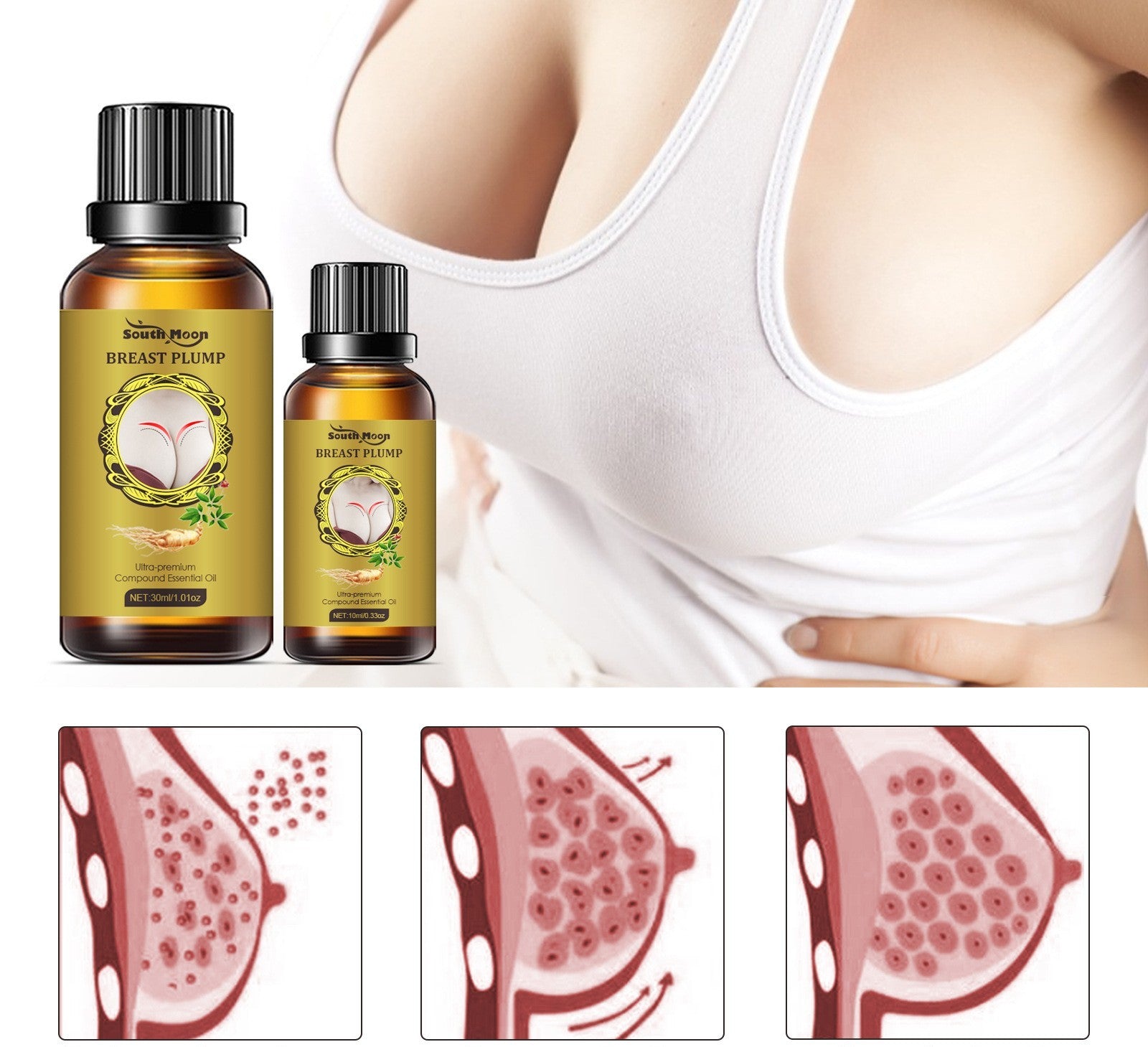 Rainbowsis Breast Care Massage Essential Oil - Rainbowsis