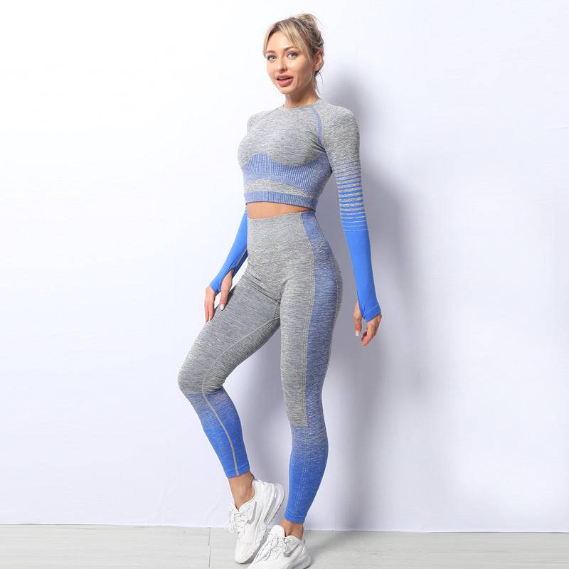 Seamless Yoga Suit Sports Five-piece Set - Rainbowsis