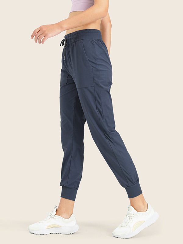 Women's quick-drying cool sweatpants drawstring casual pants