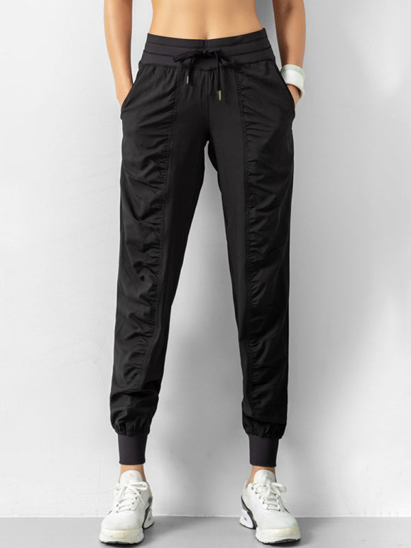 Women's quick dry loose running trousers